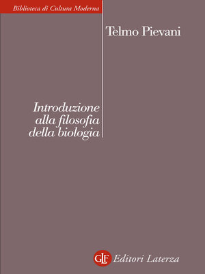 cover image of Introduzione alla filosofia della biologia
